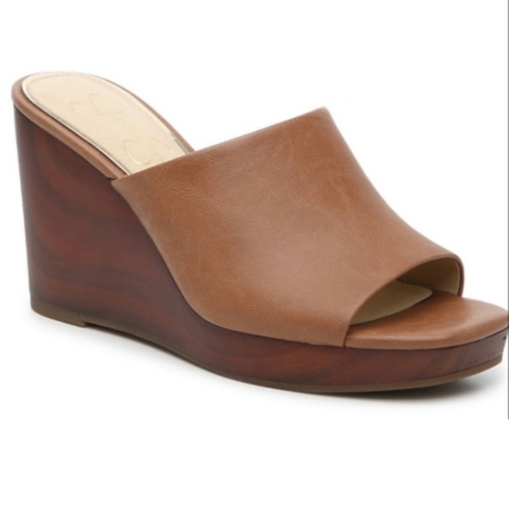 NWT Jessica Simpson wedge slides